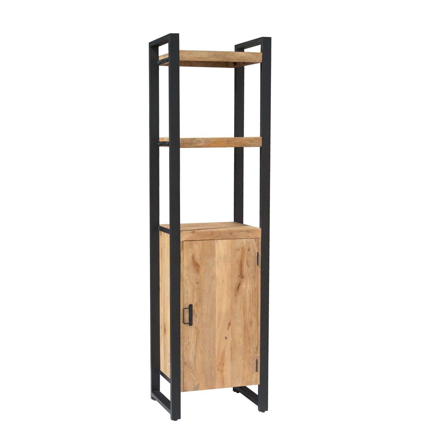 Boekenkast Britt | 1 Deur | Naturel Mangohout
