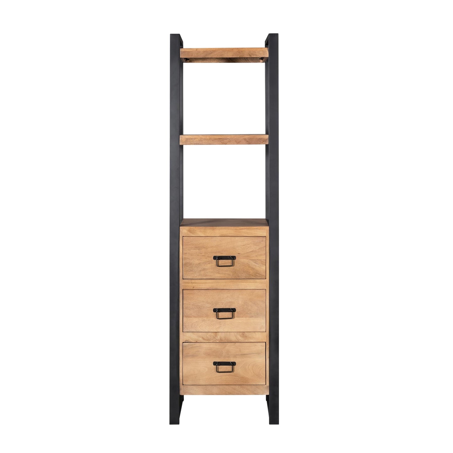 Boekenkast Britt | 3 Lades | Naturel Mangohout