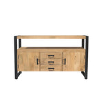 Dressoir Britt | 2 deuren 3 lades | Naturel Mango