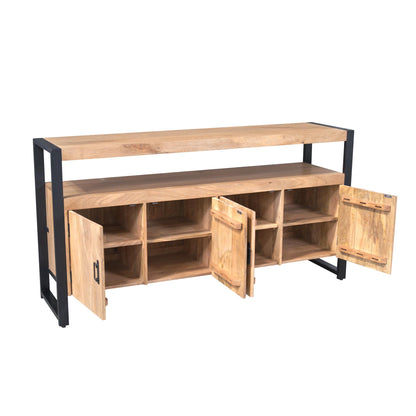 Dressoir Britt | 4 Deuren | Naturel Mangohout