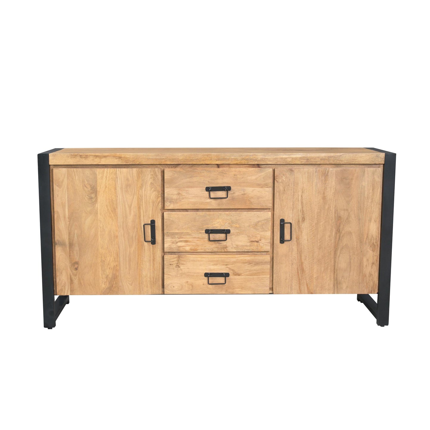 Dressoir Britt Gesloten | Naturel Mango