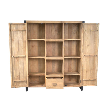 Boekenkast Britt | Naturel Mangohout