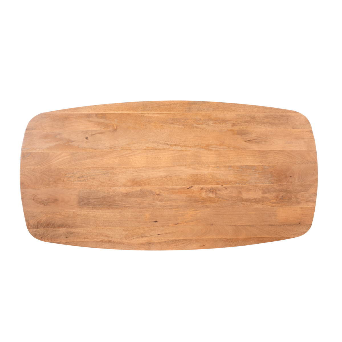 Eettafel Elegance naturel, bovenaanzicht op witte achtergrond