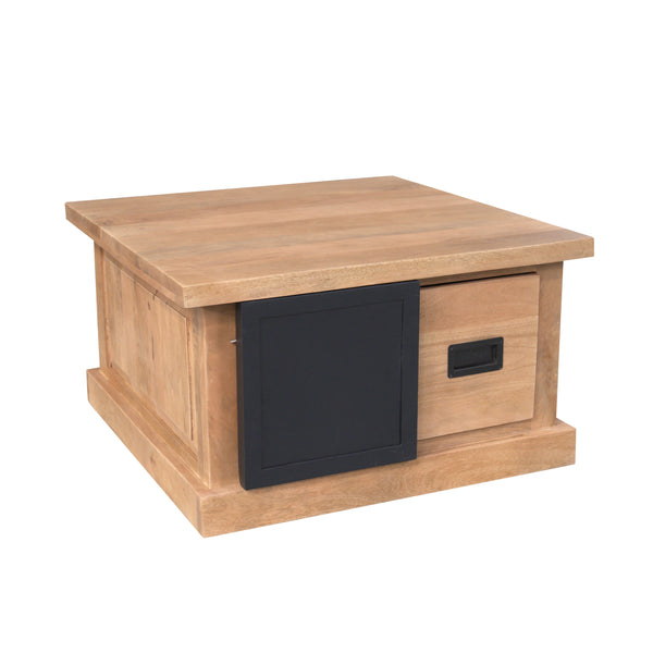 Salontafel Noa | Naturel Mangohout — Vooraanzicht - witfoto