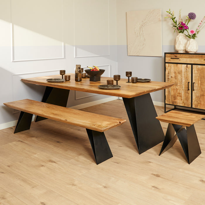 Eetkamertafel Extense | Naturel Mangohout