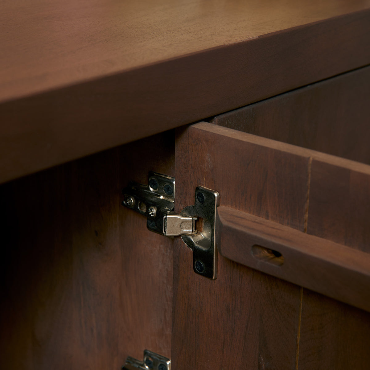 Salontafel Brussel | Walnoot | Vierkant — Detail