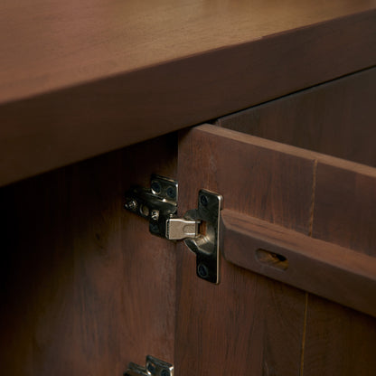 Salontafel Brussel | Walnoot | Vierkant — Detail