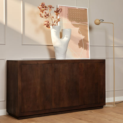 Dressoir Brussel | Bruin — Vooraanzicht - sfeer