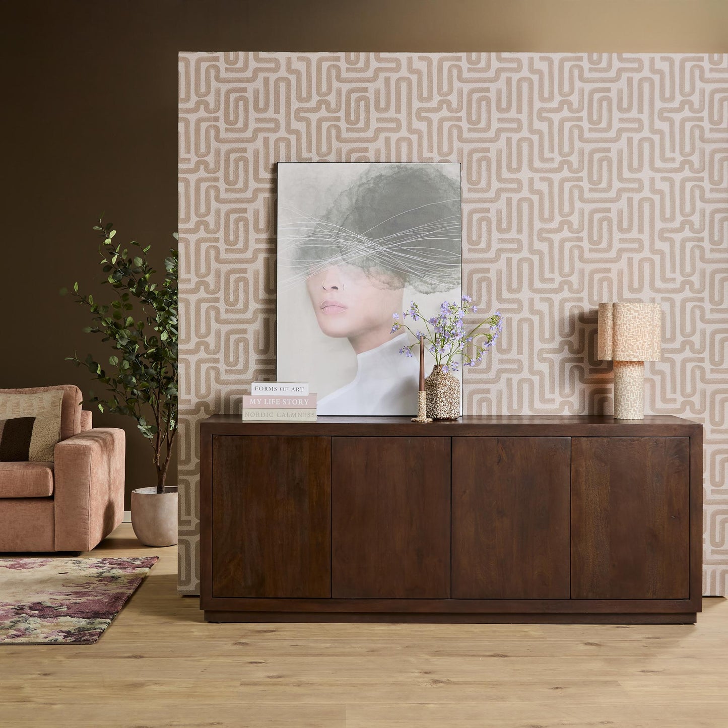 Dressoir Brussel | Bruin