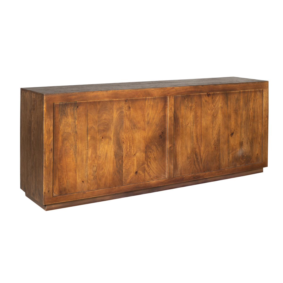 Dressoir Brussel | Bruin — Zijaanzicht - witfoto
