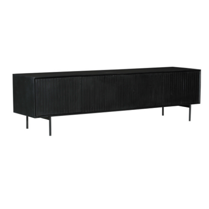 TV-Meubel Madison | Zwart Mangohout