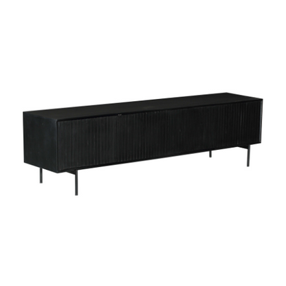 TV-Meubel Madison | Zwart Mangohout