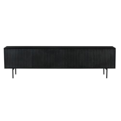TV-Meubel Madison | Zwart Mangohout