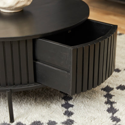 Salontafel Madison | Zwart Mangohout