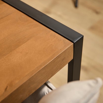 Eettafel Britt | Warm Mangohout | Uitlopend
