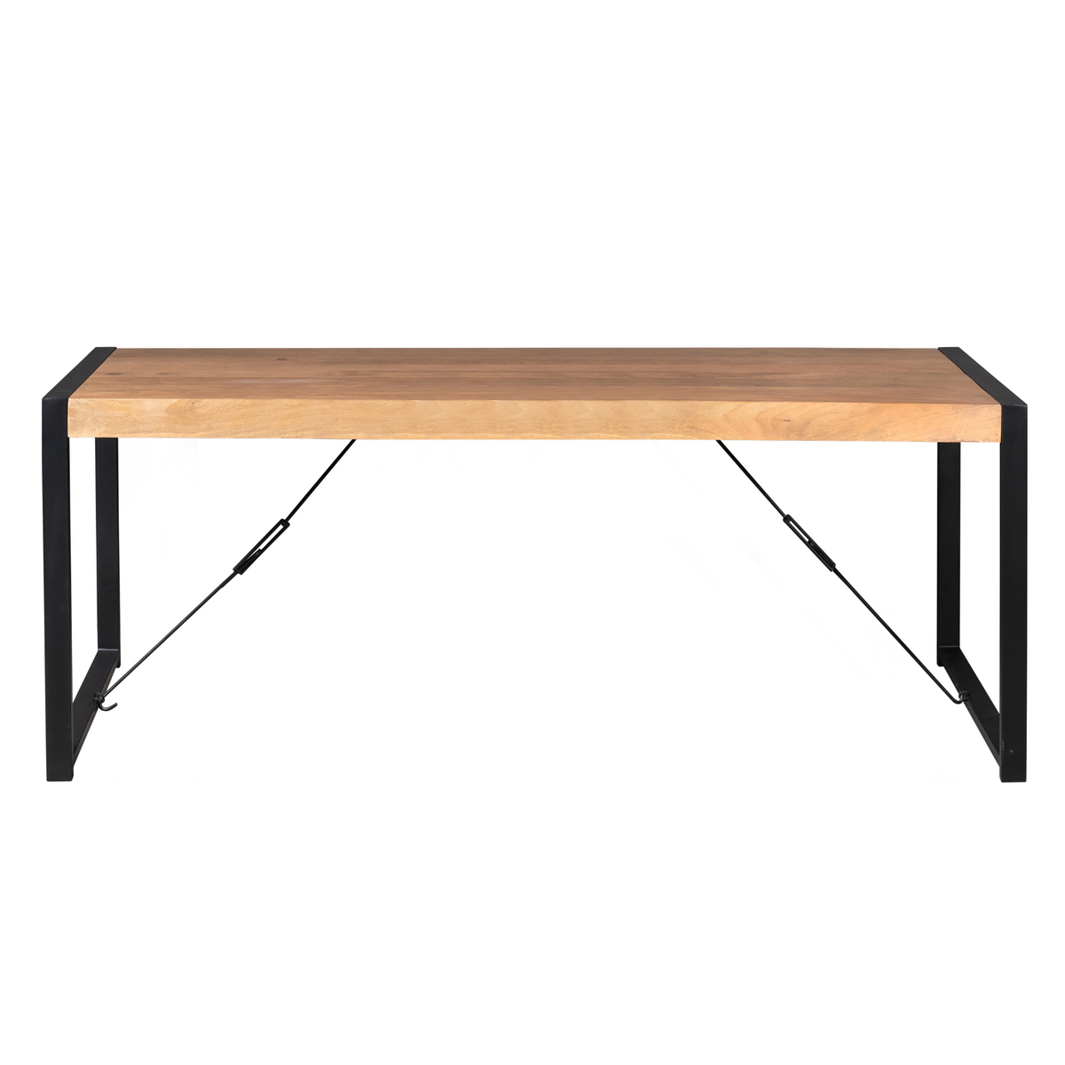 Eettafel Britt | Warm Mangohout | Uitlopend
