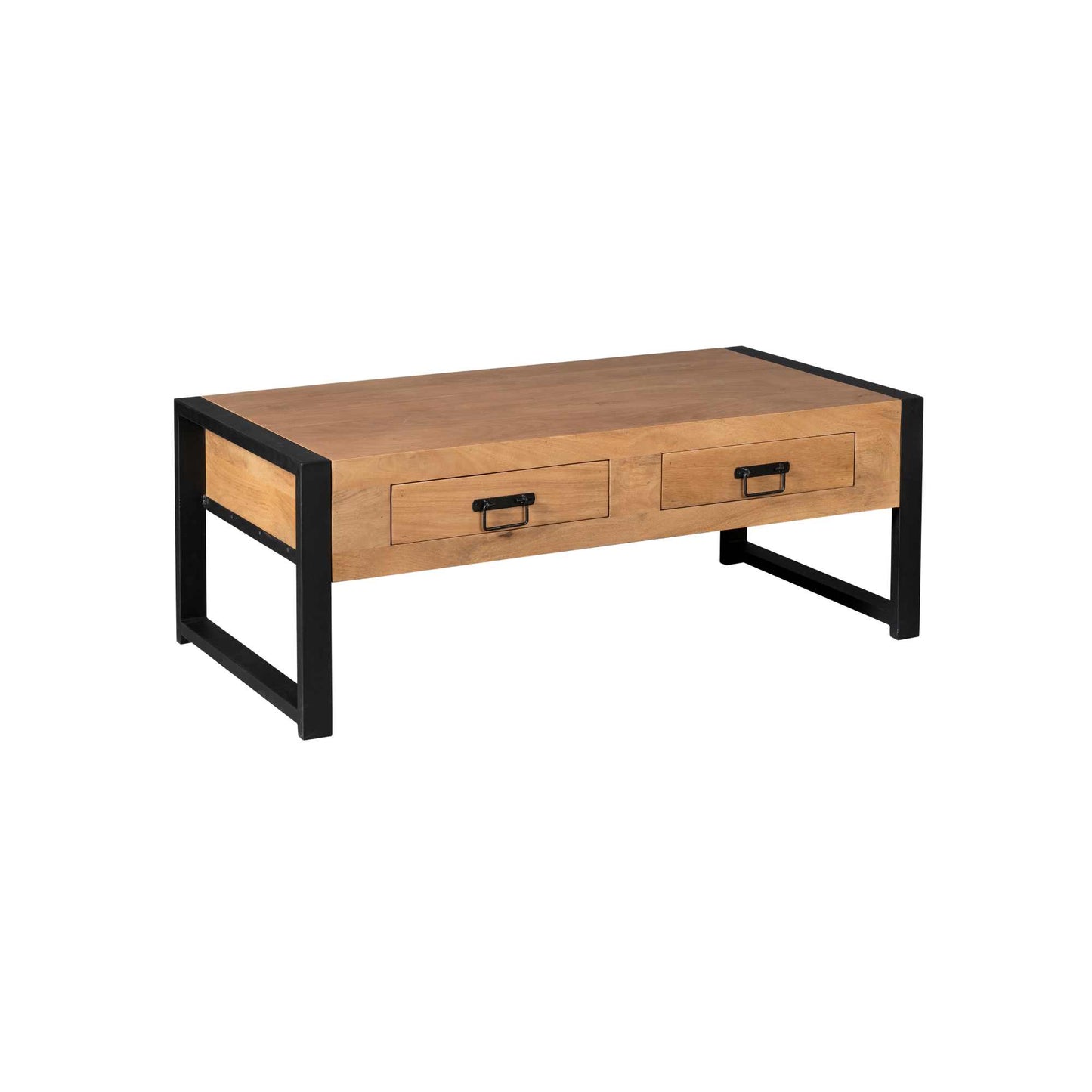 Salontafel Britt | 2 Lades | Naturel Mango | NIEUW