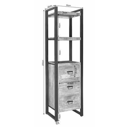 Boekenkast Britt | 3 Lades | NIEUW