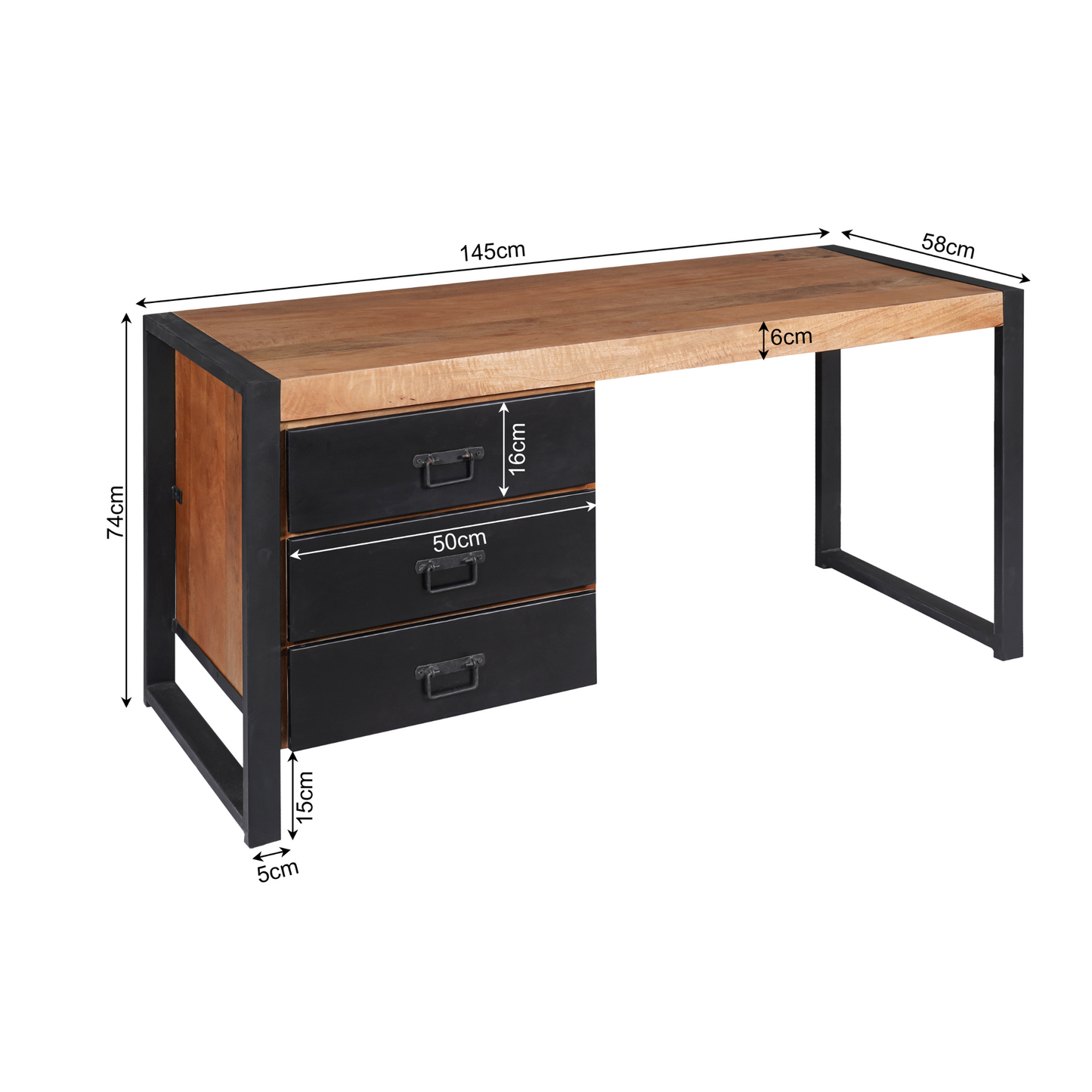 Bureau Britt | Zwarte lades | NIEUW
