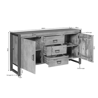 Dressoir Britt Gesloten | NIEUW