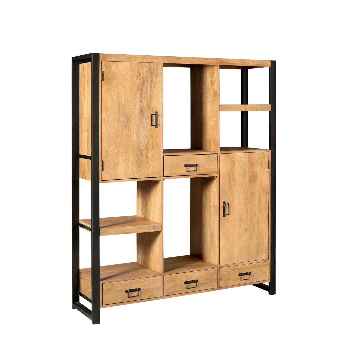 Vakkenkast Britt XXL | Naturel Mangohout | NIEUW