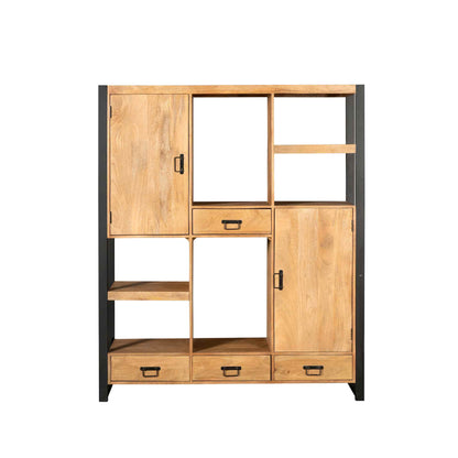 Vakkenkast Britt XXL | Naturel Mangohout | NIEUW