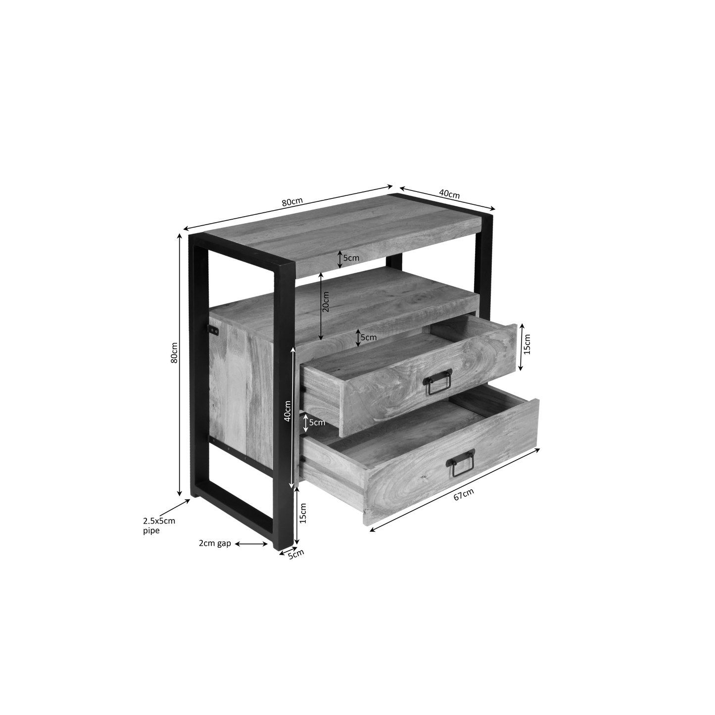 Ladekast Britt | NIEUW