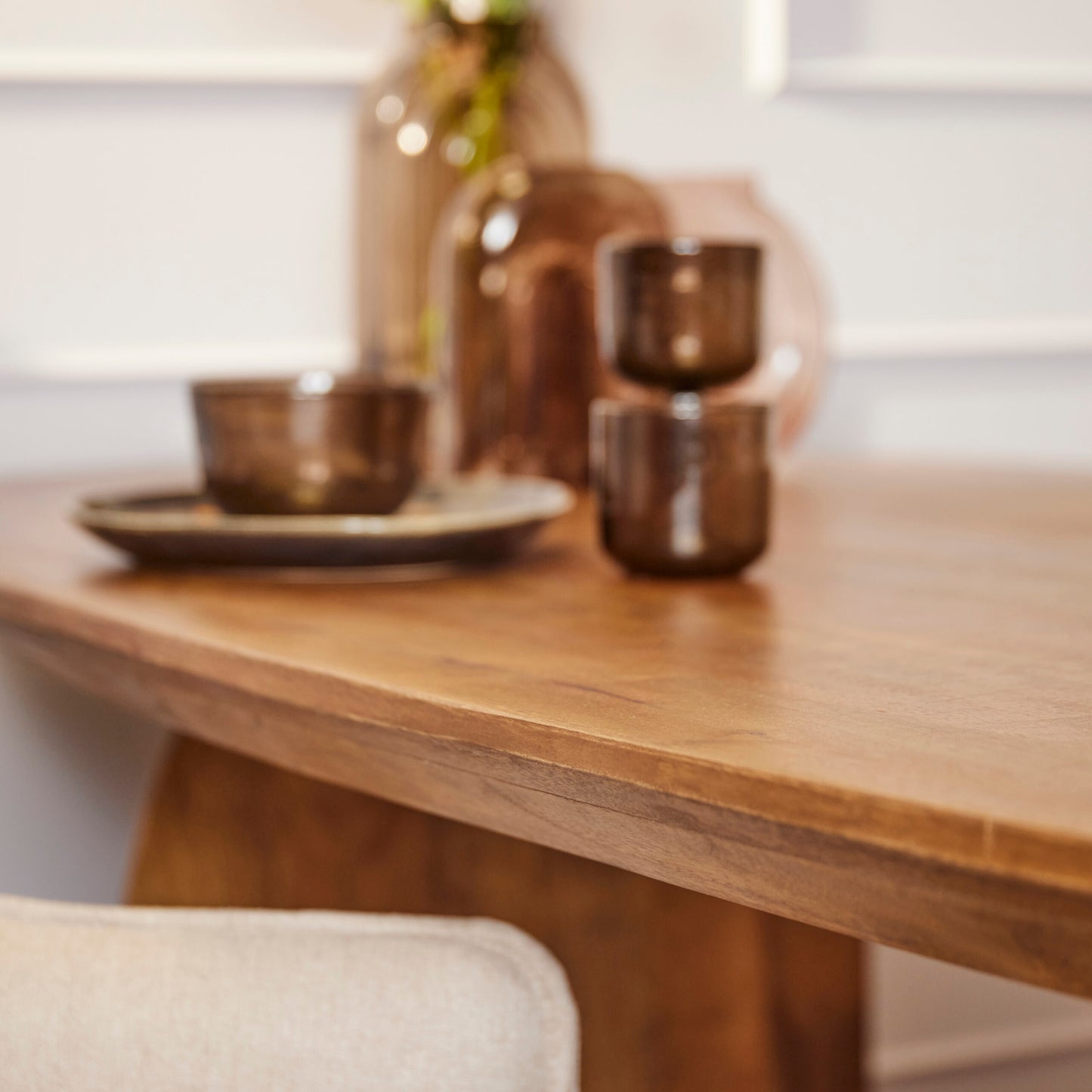 Eettafel Tense | Mangohout | Deens ovaal