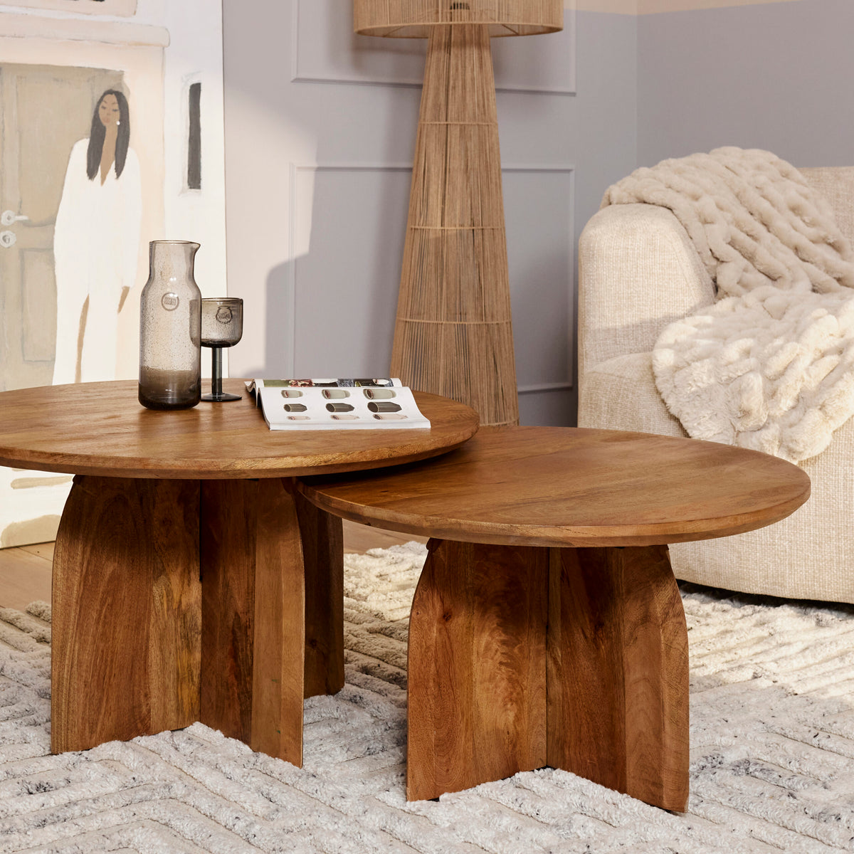 Salontafel Tense | 80 cm | Rond — Algemene Sfeerfoto