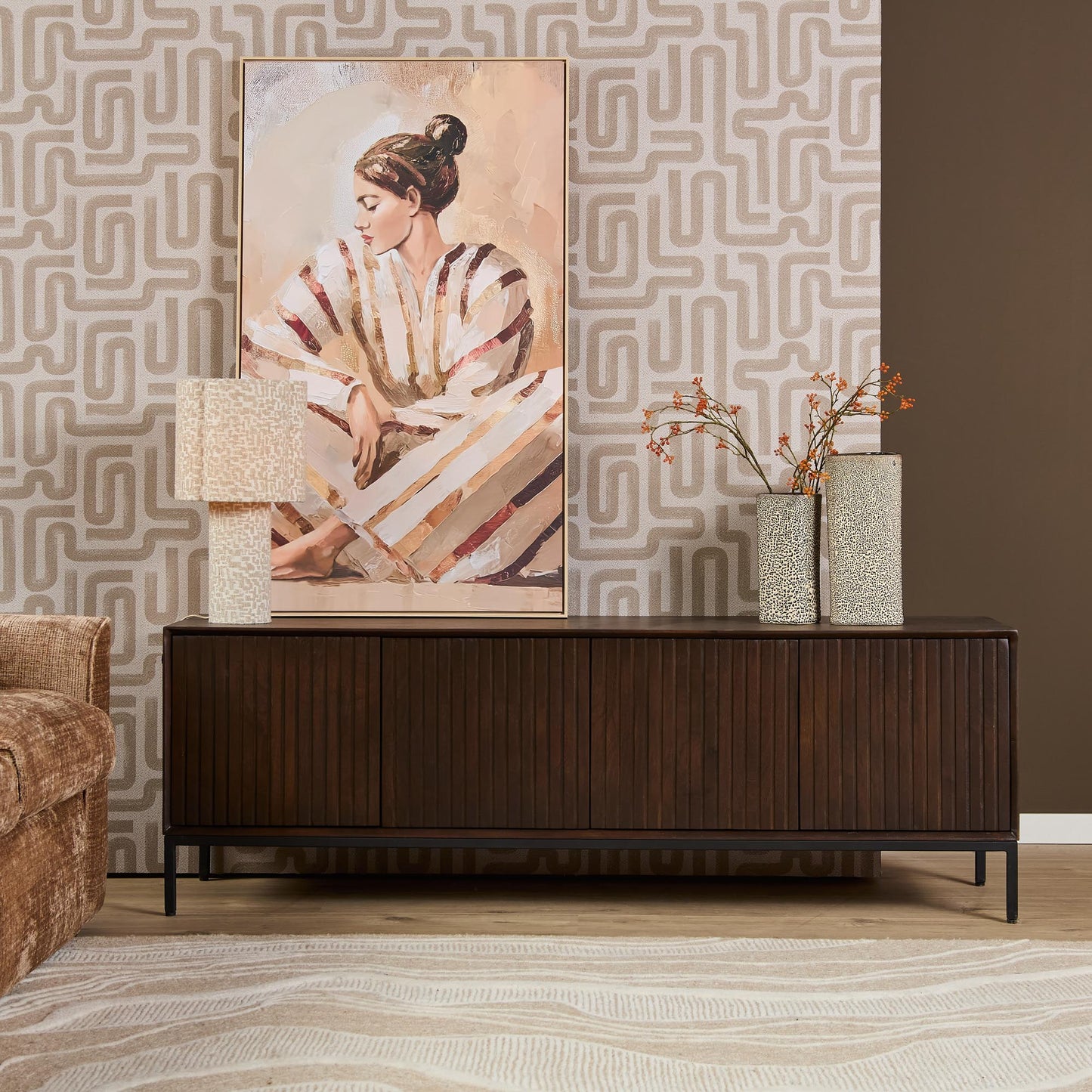 TV-Meubel Madison | Bruin