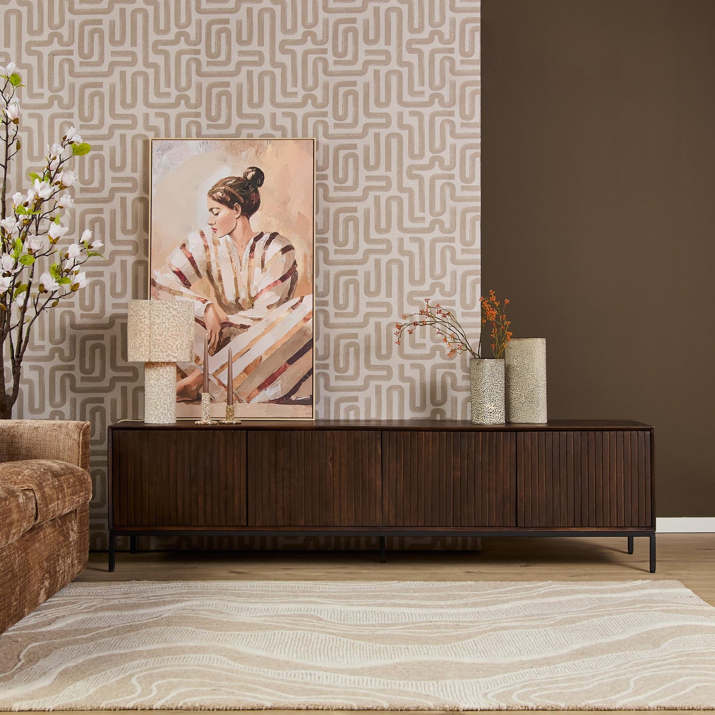 TV-Meubel Madison | Bruin