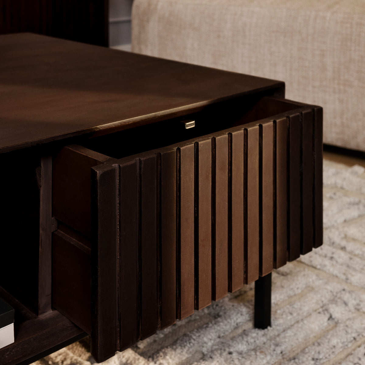 Salontafel Madison | Bruin — Detail