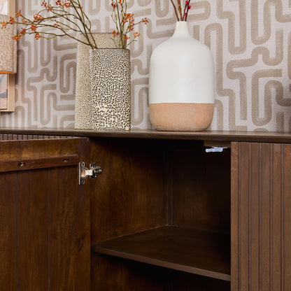 Dressoir Madison bruin, detail van de functie