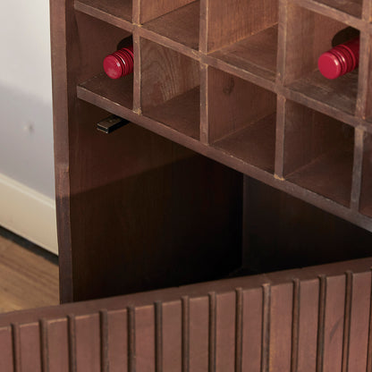 Wijnkast Madison | Bruin