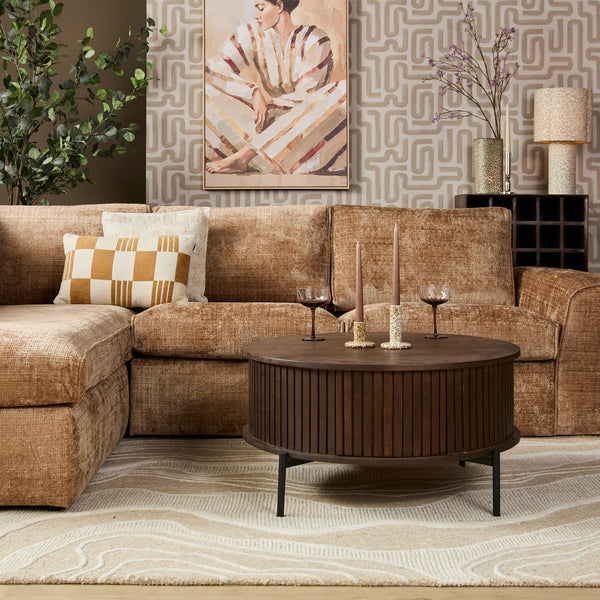 Salontafel Madison Rond | Bruin