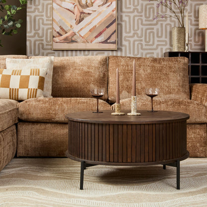 Salontafel Madison Rond | Bruin