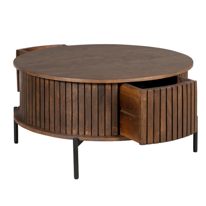 Salontafel Madison Rond | Bruin