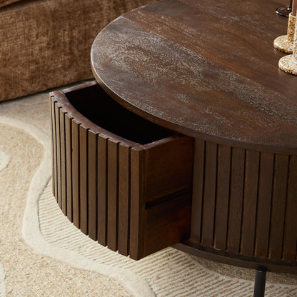 Salontafel Madison Rond | Bruin