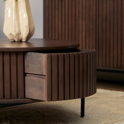 Salontafel Madison Rond | Bruin