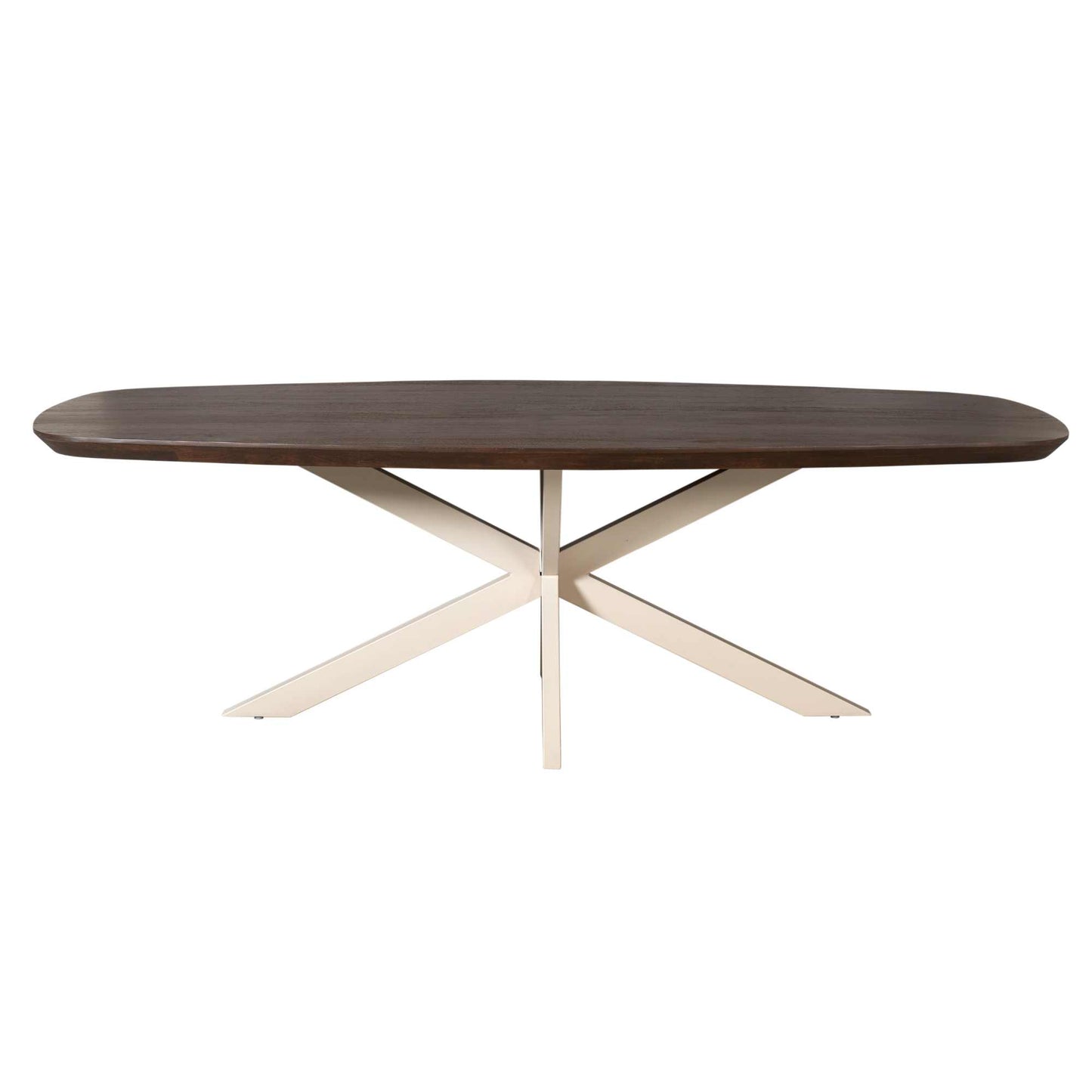 Eettafel Madison Brown | Deens Ovaal | Onderstel Sand