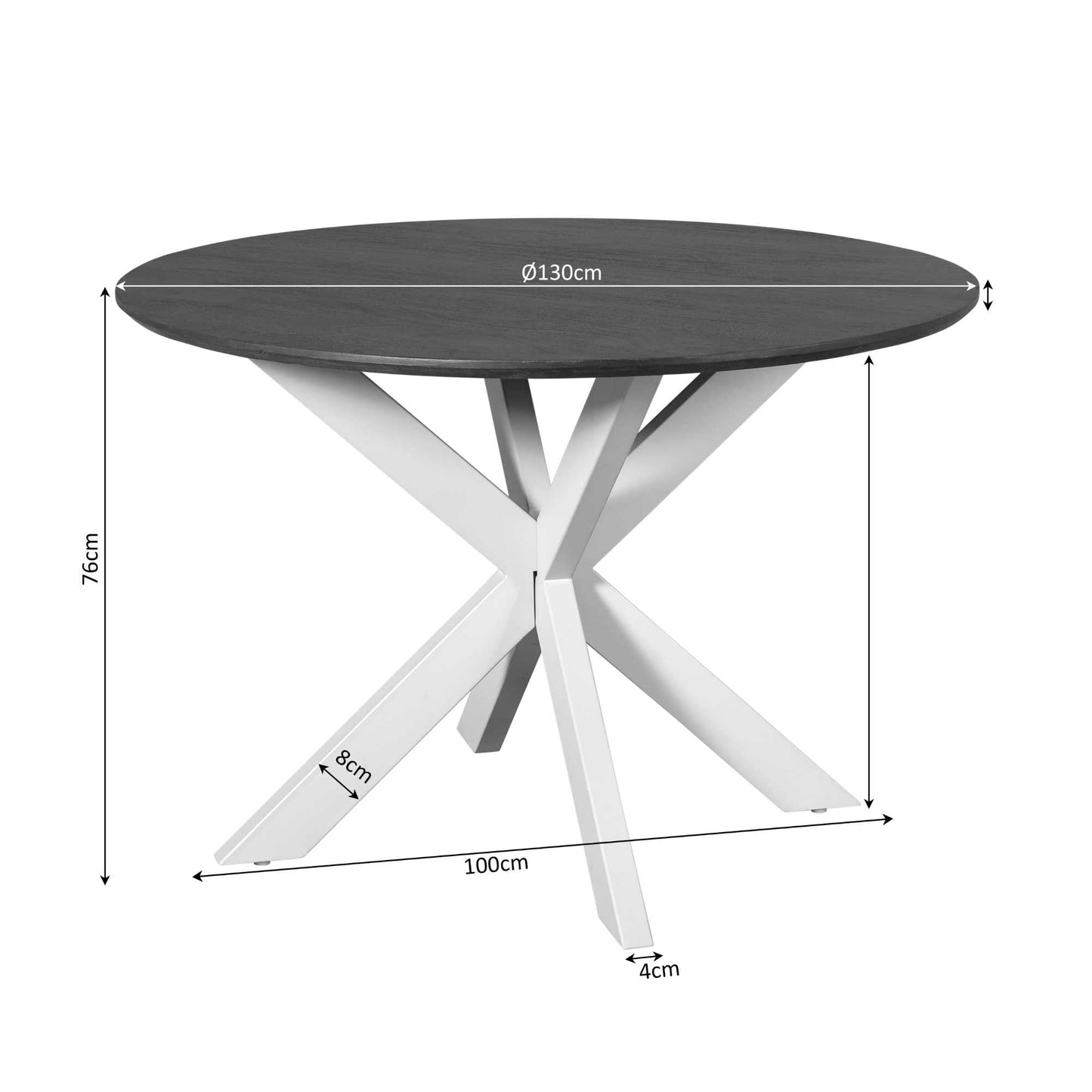 Eettafel Madison | Rond