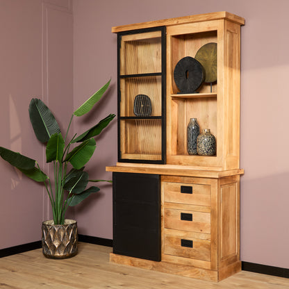 Vitrinekast Nashville | Bruin Mangohout