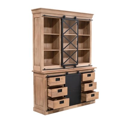Vitrinekast Fresno | Naturel Mangohout