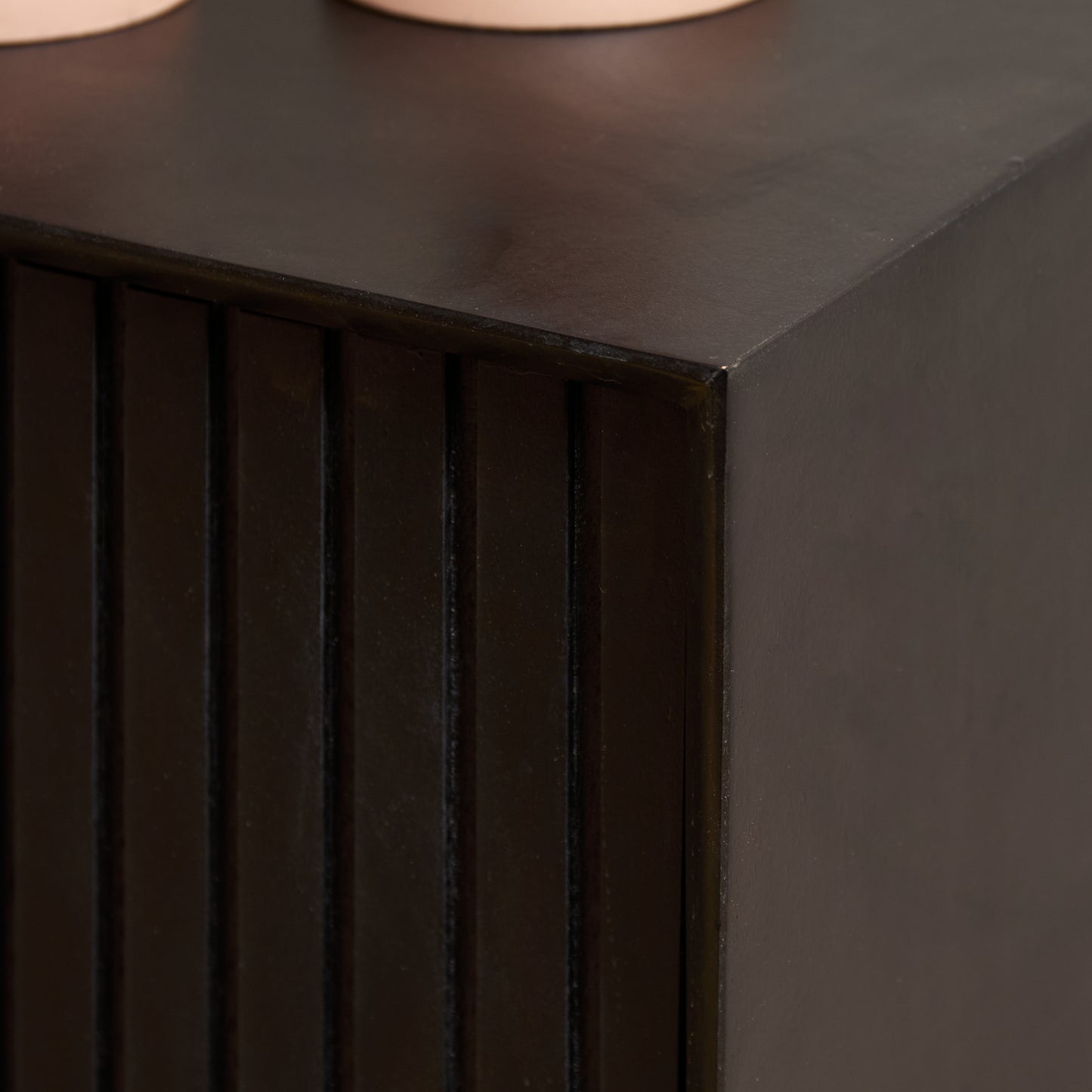 TV-Meubel Madison | Zwevend | Zwart Mangohout