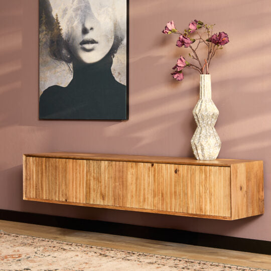 TV-Meubel Madison | Zwevend | Mangohout