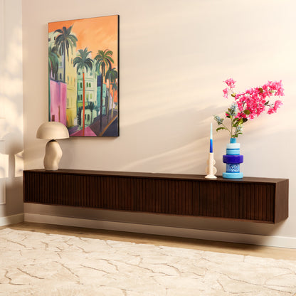 TV-Meubel Madison | Zwevend | Bruin Mangohout