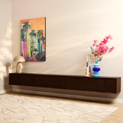 TV-Meubel Madison | Zwevend | Bruin Mangohout