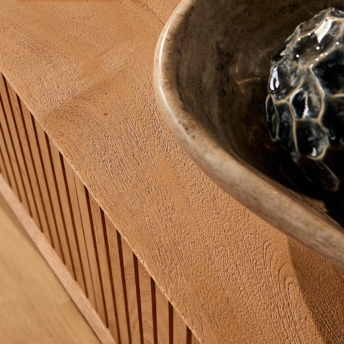 TV-Meubel Madison | Naturel Mangohout — Detail