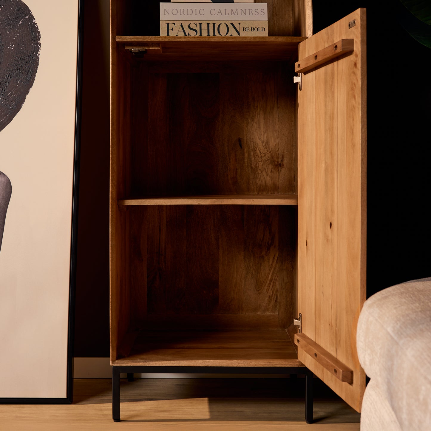 Boekenkast Madison | Naturel Mangohout