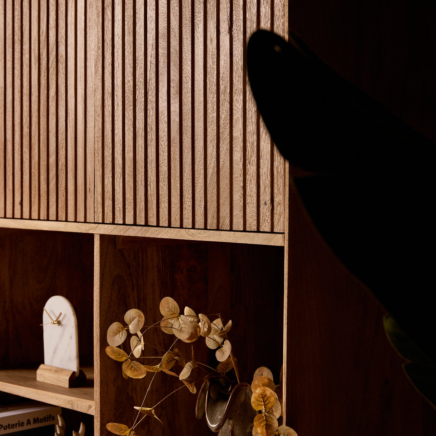 Vakkenkast Madison | Naturel Mangohout